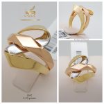 white & gold ring